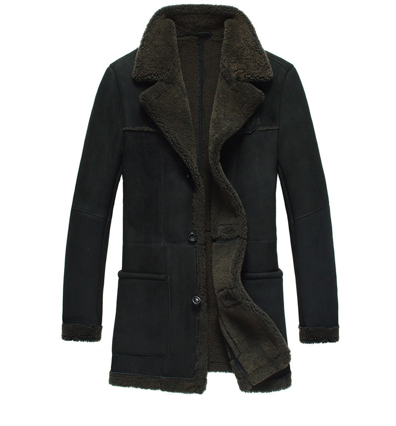 designer shearling jacket mens
