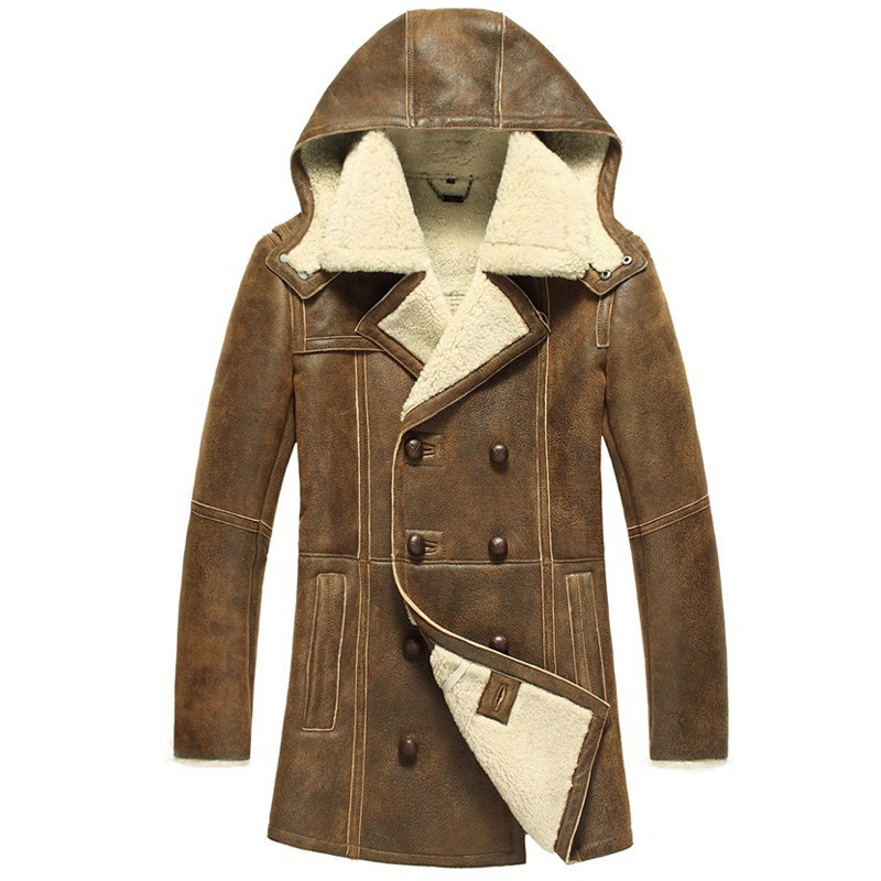 designer shearling coat